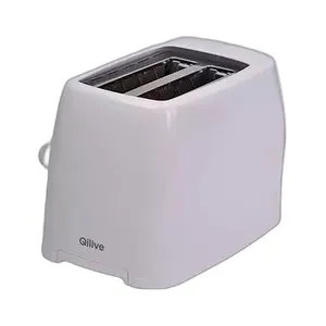 Tostador QILIVE Q5430, color blanco, 2 ranuras cortas, 6 niveles de tostado, 650W.