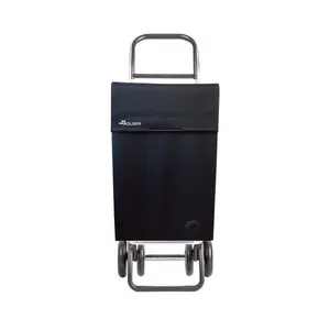 Carro de compra con chasis de aluminio, capacidad de 46 litros, 4 ruedas, ROLSER Paris.