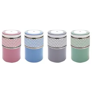 Recipiente térmico doble para alimentos y bebidas, 0,9 litros, Lunchbox IRIS.