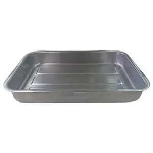 Rustidera de acero inoxidable con asas, 40x28cm ACTUEL.