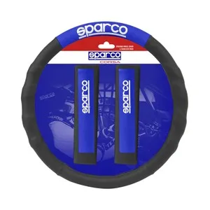 Cubre volante y protector de cinturón de seguridad, SPARCO.