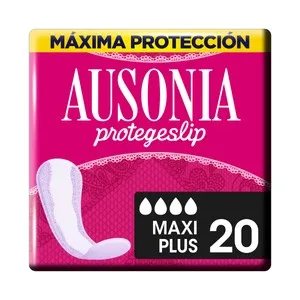 AUSONIA Salvaslips maxi plus para todo tipo de perdidas AUSONIA 20 uds.