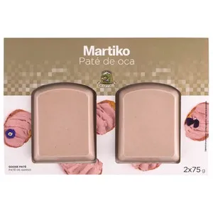 MARTIKO Paté de hígado de oca 2 x 75 g.