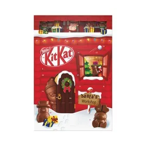 KITKAT Calendario de adviento de figuritas de navidad de chocolate 24 uds. 208 g.
