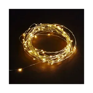 Pack de 100 luces LED blanco cálido, ACTUEL.