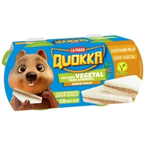 LA PIARA Paté vegetal sabor pollo LA PIARA QUOKKA 150 g.