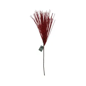 Pick hojas artificiales 70cm ideal para decoración de Navidad, ACTUEL
