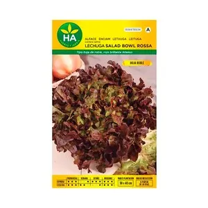 Semillas Lechuga salad bowl roja, HA HUERTO Y JARDÍN.