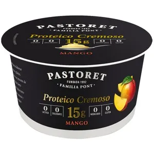 PASTORET Proteico cremoso 0% materia grasas, con alto contenido en proteinas y mango 170 g.