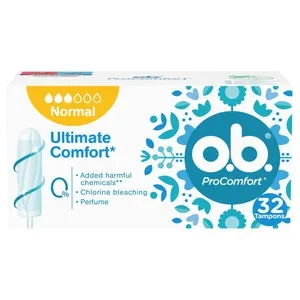 O.B. Tampones normal O.B. Pro comfort 32 uds.