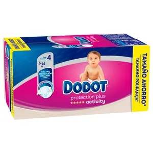 DODOT Activity Pañales talla 4 para niños de 9 a 14 kilogramos 144 uds.