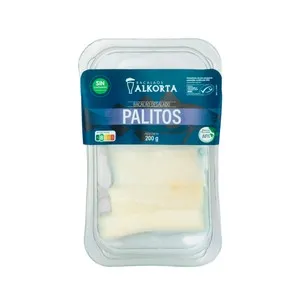 ALKORTA Bacalao desalado en palitos de lomo 200 g.