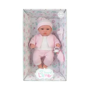 FAMOSA Muñeca Elegance Crying Baby 33 cm Rosa +1 Año