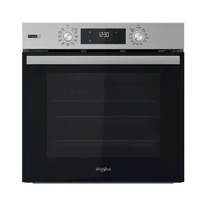 Horno pirolítico WHIRLPOOL OMSR58RU1SX Inox, capacidad: 71L, A+, A: 60cm, H: 60cm, F: 57cm.