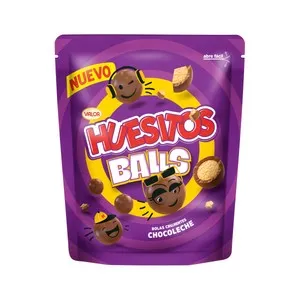 HUESITOS Balls Bolas crujientes de chocolate 140 g.