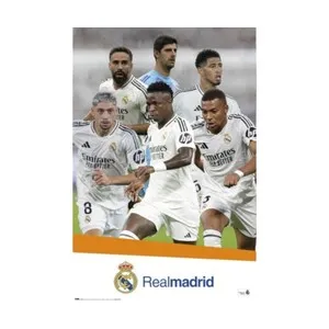 Póster Real Madrid 2024/2025 Grupo 61x91,5cm, GRUPO ERIK.
