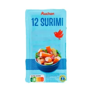 AUCHAN Palitos de surimi 12uds 200g. Producto Alcampo