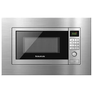 Microondas integrable TAURUS ELBRUS, color inox, capacidad 20L, potencia: 700W, grill: 1000W.