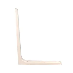 Escuadra fija de aluminio 200x250mm, color blanco, ARREGUI.