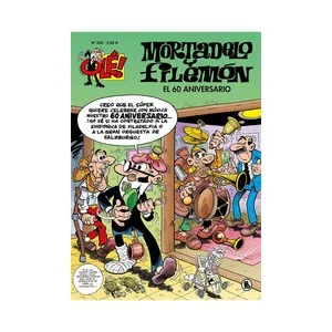 El 60 aniversario (Ole! Mortadelo 209), FRANCISCO IBAÑEZ. Género: cómic. Editorial Bruguera