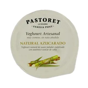 PASTORET Yogur cremoso artesanal, natural azucarado 125 g.