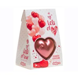 DEKORA Corazón de chocolate perlado 42 g.