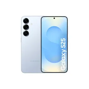 Smartphone Samsung Galaxy S25 5G 6,2" 256GB + 12GB RAM color azul claro.
