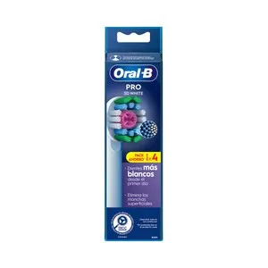 ORAL-B Pro 3d White Cabezales de recambio para cepillo de dientes eléctrico ORAL-B 4 uds.