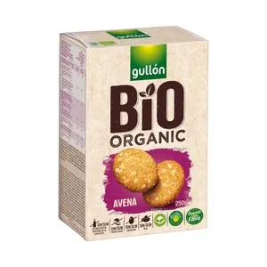 GULLÓN BIO ORGANIC Galletas avena ecológicas 250 g.