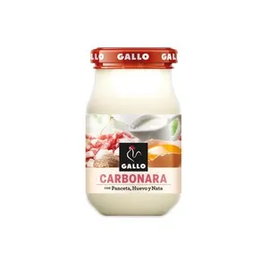 GALLO Salsa Carbonara con panceta, huevo y nata 330 g.