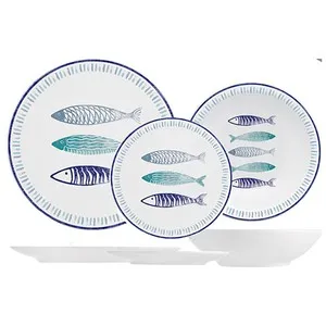 Vajilla de 18 piezas coupe de sardinas, NON