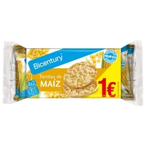 BICENTURY Tortitas de maiz 60 g.