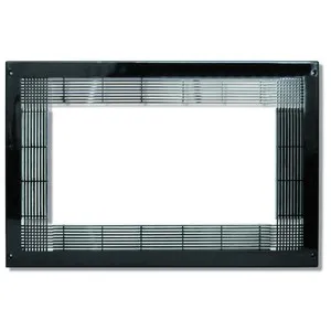 Universal marco para microondas color acero inoxidable mate, medidas: 60 x 40 cm.