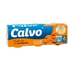 CALVO Mejillones en escabeche l3 uds. x 40 g.