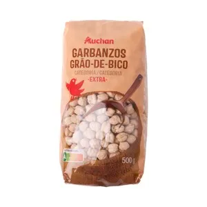 PRODUCTO ALCAMPO Garbanzo extra PRODUCTO ALCAMPO paquete de 500 g.