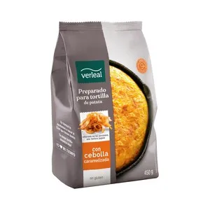 VERLEAL Preparado para tortilla de patata con cebolla caramelizada 450 g.
