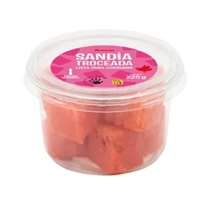 AUCHAN Sandía troceada 225 g Producto Alcampo.