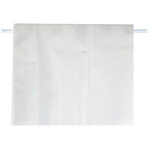 Cortina de ducha 180x200cm. 100% poliéster color blanco ACTUEL.