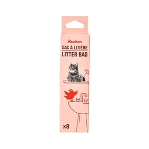 PRODUCTO ALCAMPO Bolsa para recoger la arena de los gatos 8 uds.