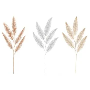 Pick Hojas de Palma artificial 86cm modelos surtidos ideal para decoración Navidad, ACTUEL