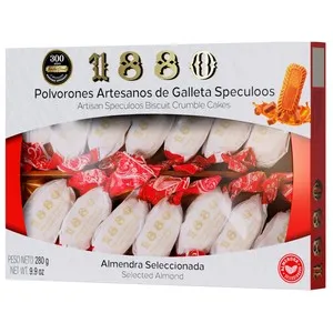 1880 Polvorones artesanos de galleta speculoos 280 g.