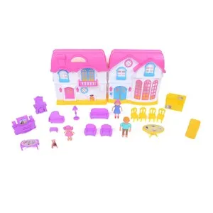 Casa de muñecas con luces, sonidos y 30 accesorios.