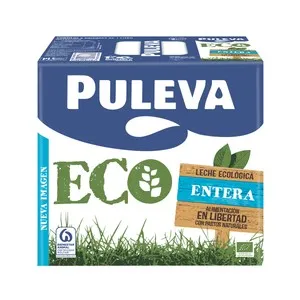 PULEVA EcoLeche entera pack de 6 uds x 1 l.