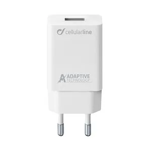 Cargador rápido adaptable USB de 15W - compatible con Samsung, CELLULAR LINE.