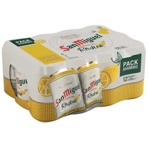 SAN MIGUEL RADLER Cerveza con limón pack 12 uds. x 33 cl.