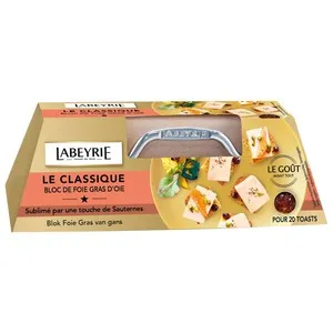 LABEYRIE Lingote de foie gras de oca con cortador 120 g.