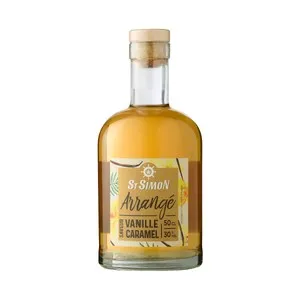 ST SIMON Arrangé Ron infusionado con vainilla y caramelo botella 50 cl.