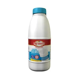 PRÉSIDENT Leche semidesnatada de vaca de origen 100% español Selección 1.5 l.