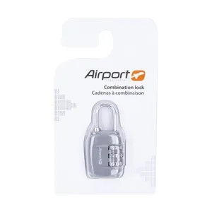 Candado de combinación gris AIRPORT ALCAMPO.
