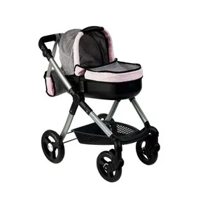 Carrito de muñecas style con bolso 63x40x68cm, ONE TWO FUN